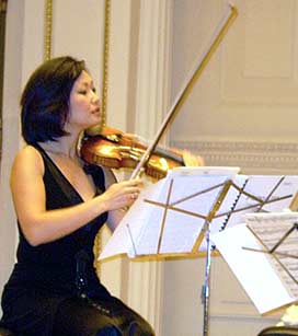 Yumi rehearses at Carnegie Hall