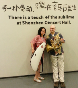 With CSO Principal Horn Mike Thornton in China